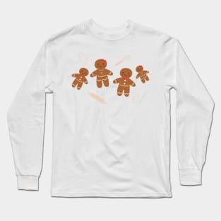 Holiday Gingerbread Long Sleeve T-Shirt